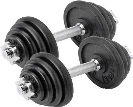 Focus Fitness - 2 x 15 kg - Gietijzer