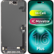 ZY Display met Touchscreen voor Apple iPhone 16 Plus, met Frame, LCD In-Cell IC Movable Versie, Zwart