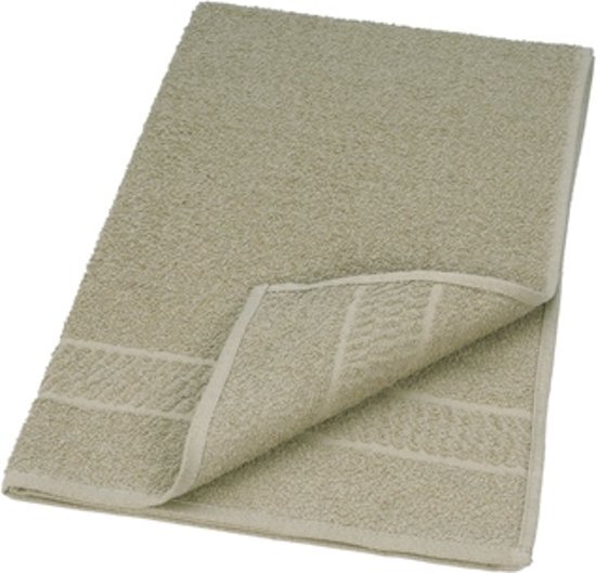 Sibel Handdoek Bob Tuo 50x85 Donker Beige