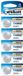 Rocket CR2025 3V Lithium Knoopcelbatterij – 5 Stuks