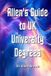 Allen's Career Guides- Allen's Guide to UK University Degrees