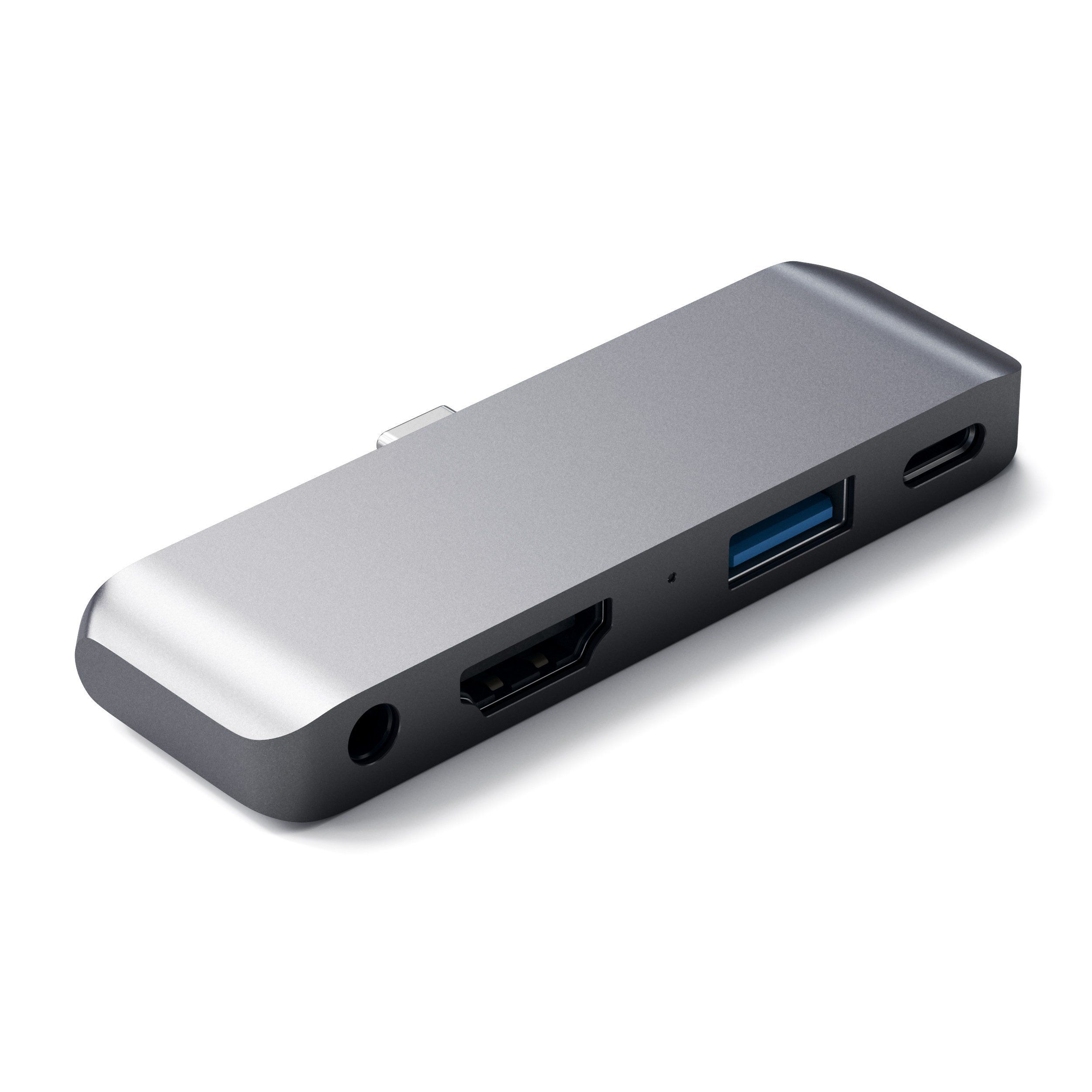 Satechi ST-TCMPHM - Hub - USB-C - 4 poorten - Grijs