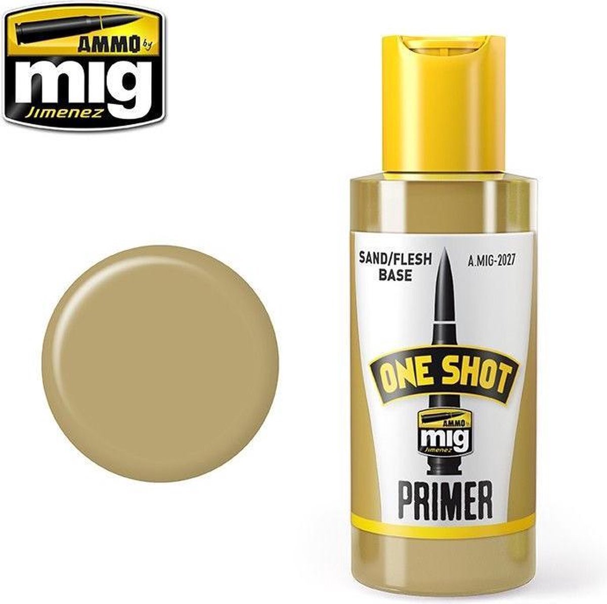 AMMO MIG-2027 Zandvlees One Shot-Profesional Primer, Multicolour