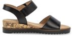 Gabor Sandalette Genua Sleehak Cuir Noir Taille 42.5