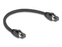 DeLOCK 80231 Netwerkkabel Zwart 0,25 m Cat8.1 S/FTP