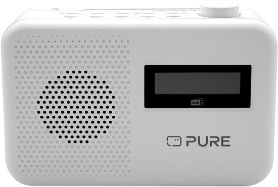 Pure Elan One² DAB+ draagbare radio met Bluetooth, Wit