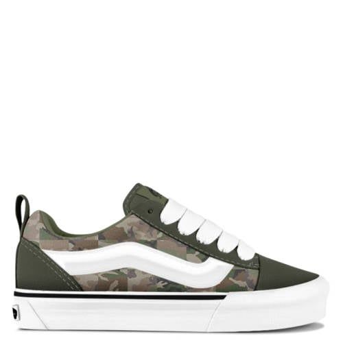 VANS Knu Skool katoenen sneakers - donkergroen/groen