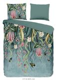 Muller Textiles Pure dekbedovertrek bloemen en bladeren - Lits jumeaux 240x200/220 cm - Multi - Microvezel