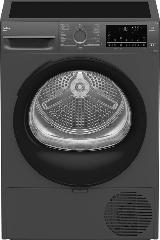 Beko BM3T6024A Warmtepompdroger Vrijstaand Voorlader 10 kg Antraciet