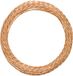 Vaessen Creative Aluminium Draad - Diamond cut - 2mm - 30m - Saffraan oranje