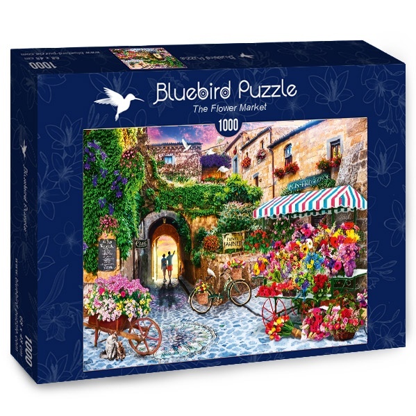 Bluebird Puzzle The Flower Market Puzzel (1000 stukjes)