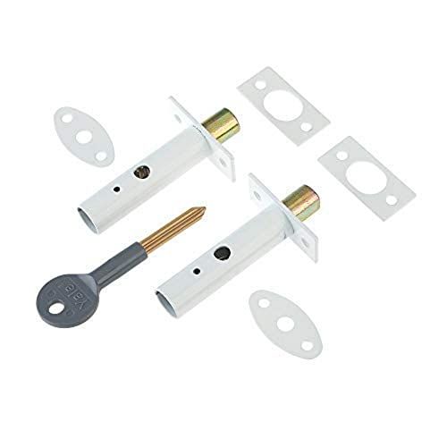 Yale YALP2PM444WE Veiligheidsslot - Wit - 2 Stuks