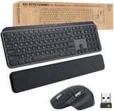 Logitech 920-010932 toetsenbord Inclusief muis Kantoor RF-draadloos + Bluetooth QWERTY UK International Grafiet