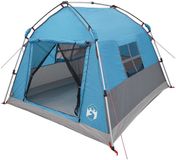 vidaXL Instanttent - waterdicht - 2-persoons - Blauw