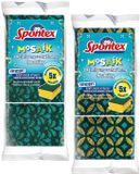 Spontex Reinigungsschwamm Mosaik farb. sortiert 3er Pack