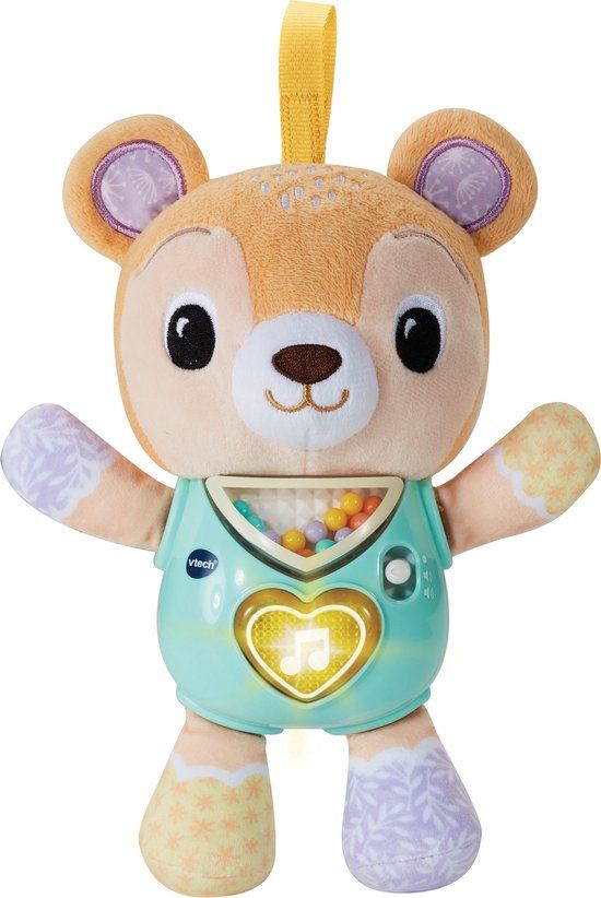 Vtech Baby Knuffel En Speel Beertje - Interactief & Educatief Speelgoed - Vanaf 3 tot 36 maanden