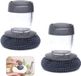 Distributeur de savon flottant avec brosse pour vaisselle et casseroles, set de 2
