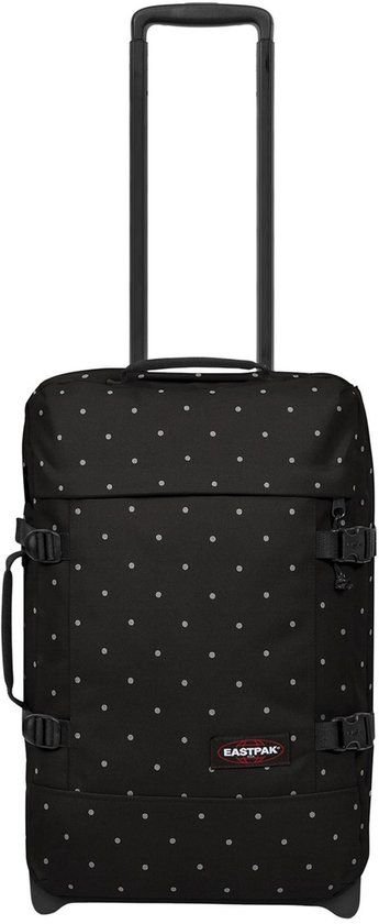 EASTPAK Tranverz S Dots Black Silver 50cm Trolley