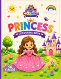 Princess Coloring Book for Kids