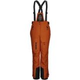 killtec KSW 204 BYS SKI PNTS functionele skibroek voor jongens met afneembare slabbetjes, sneeuwvanger en randbescherming, roestkleurig, 140 cm