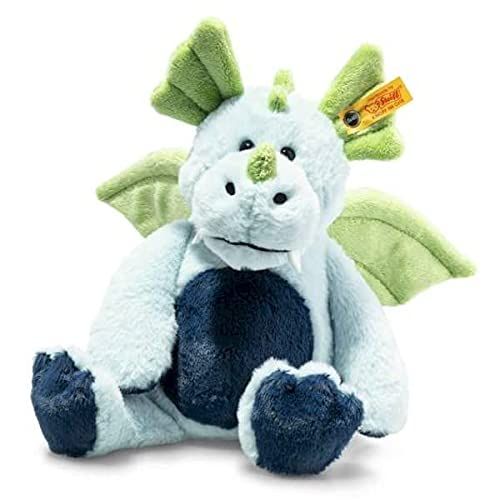 Steiff Samu Dragon - 28 cm - knuffeldier - blauw