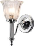 Steady Lighting Landelijke Wandlamp Metaal Zilver G9 21.2cm