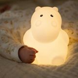 TROIS KILOS SEPT Babynachtlampje van siliconen, verbonden - Hippo