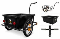 Viking Choice HIGHER Fietskar Bagage - Fietsaanhanger - Grijs - tot 50 kg - Afneembare Transportbox