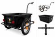 Viking Choice HIGHER Fietskar Bagage - Fietsaanhanger - Grijs - tot 50 kg - Afneembare Transportbox