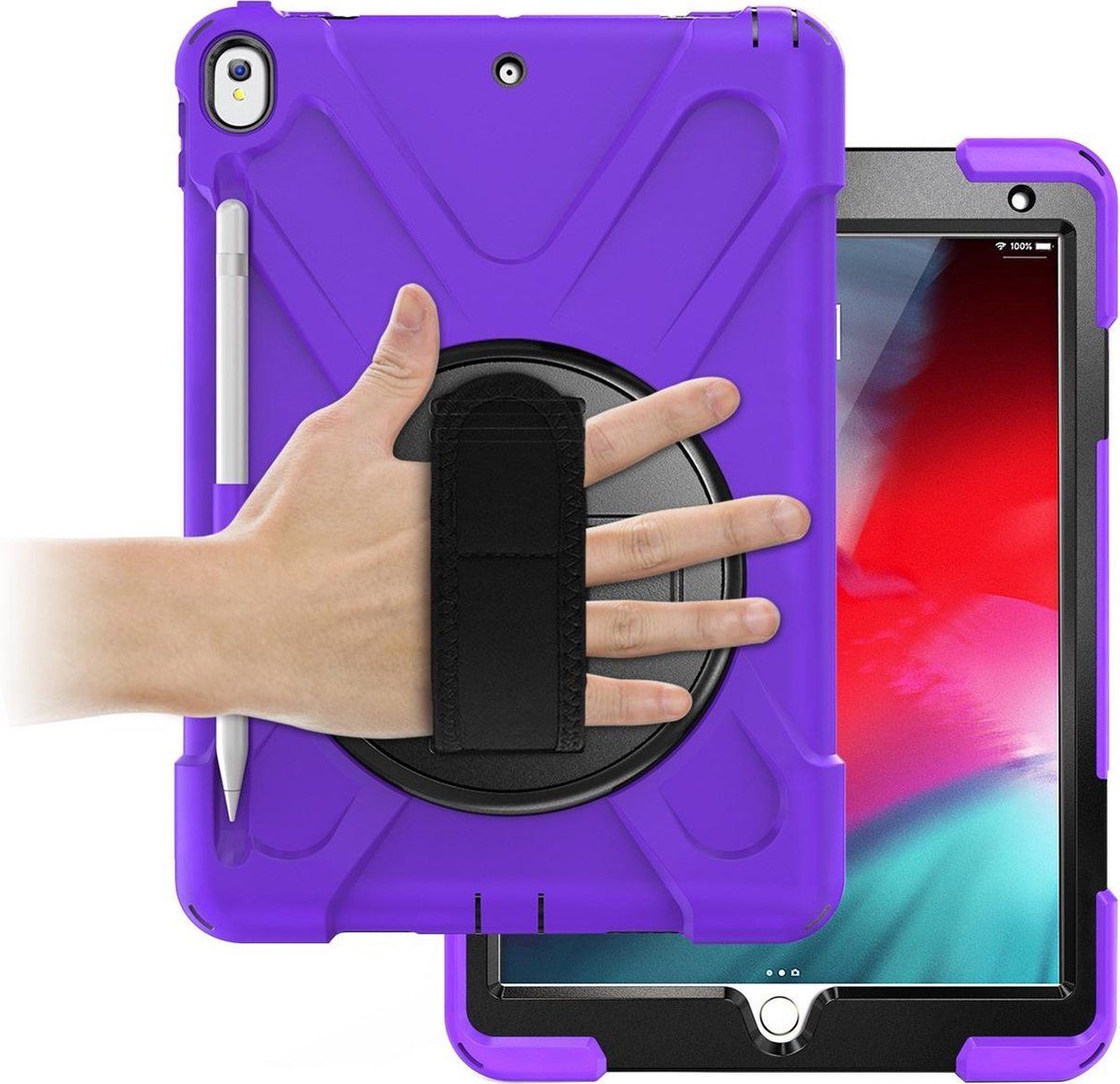 Case2go iPad 10.2 2019 / 2020 Cover / - / Paars