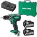 HiKOKI Perceuse à percussion 18V 70 Nm (2x5.0 Ah) dans coffret - DV18DEWJZ