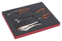 Bahco Foaminlay Fit&Go 2/3 pinces et clé - 5 pièces - FF1F5003