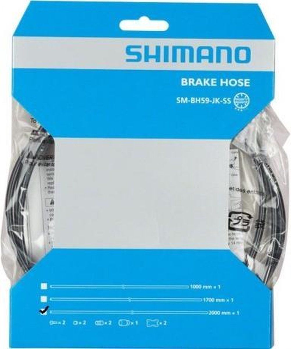 Shimano Remleiding schijfrem SHIMANO SM-BH59 2000mm zwart