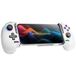 Mars Gaming MGPXPRO, Gamepad Bluetooth 5.0 2in1, Smartphonehouder tot 7", Hall Effect magnetische joysticks en triggers, Macro- en Turbo-knoppen, PS4|Switch|Switch 2|PC|Android|iOS 13.0+, Wit