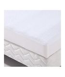 Poyet Motte transalese matrasbeschermers matras katoen wit, katoen, wit, 200x200x1 cm