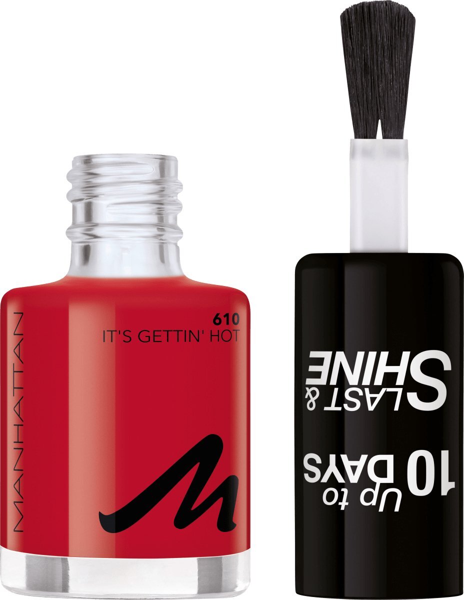 Manhattan Cosmetics Nagellak Last & Shine It's Gettin' Hot 610, 8 ml