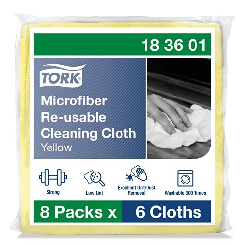 Tork Microvezel Reinigingsdoek Geel