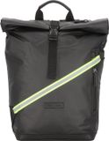 Greenburry Aviator Rugzak Zwart Imitatieleer 44x39x11 cm