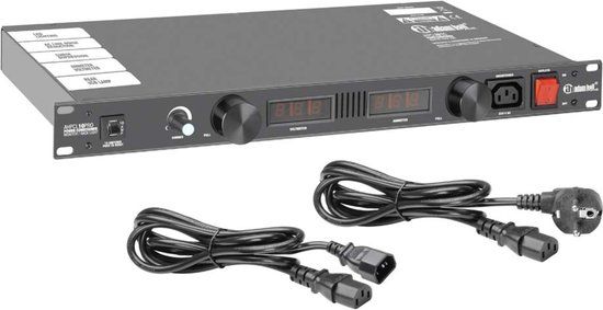 Adam Hall PCL 10 PRO Power Conditioner 19" with Volt and Ampere Meter - Voltage Stabilizers