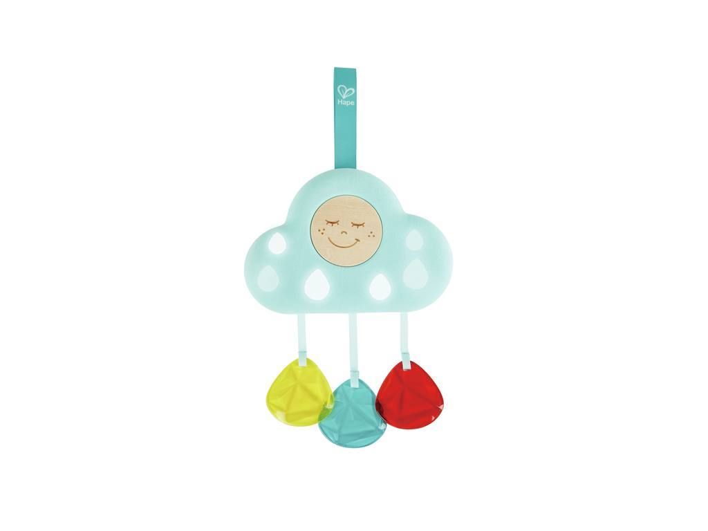 Hape E0619 - Hangend babyspeelgoed - Unisex - 1 stuk - Blauw, geel, rood - 12 maanden