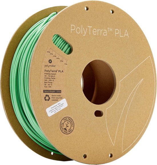 POLYMAKER PolyTerra PLA filament Forrest-Green 2,85 mm 1 kg