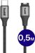 Buddi Flex - Garmin Watch Kabel - USB-C - 0.5m - Zwart