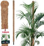 KOTARBAU® Kokosstok, Plantenstok, ⌀ 3,2 x 140 cm, Kokosstaaf, Klimhulp Monstera, Bruin, Kokosvezel