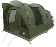 vidaXL Tunneltent - 3-persoons - Olijfgroen - Polyester - en - Staal