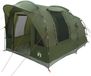 vidaXL Tunneltent - 3-persoons - Olijfgroen - Polyester - en - Staal