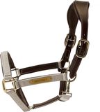 Kentucky Horsewear Anatomisch Halster Beige Leer Maat Full