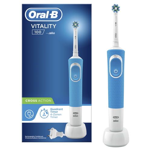 Oral-B Vitality 100 CrossAction Elektrische Tandenborstel - Blauw