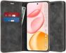 Techsuit Confy Book Wallet Case voor HONOR 400 - Zwart