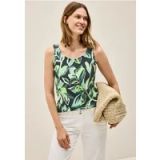 cecil Icecat Top met gesmokte details