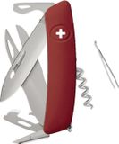 Swiza D07 R AM, KNR.0116.1900, Red Helvetix, Zwitsers zakmes, 7 tools